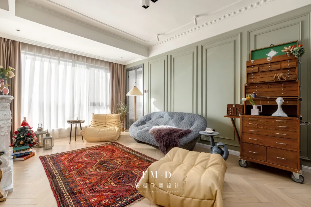 原野牧歌 · 合肥建发雍龙府复古法式设计丨中国合肥丨安徽飞墨设计-30