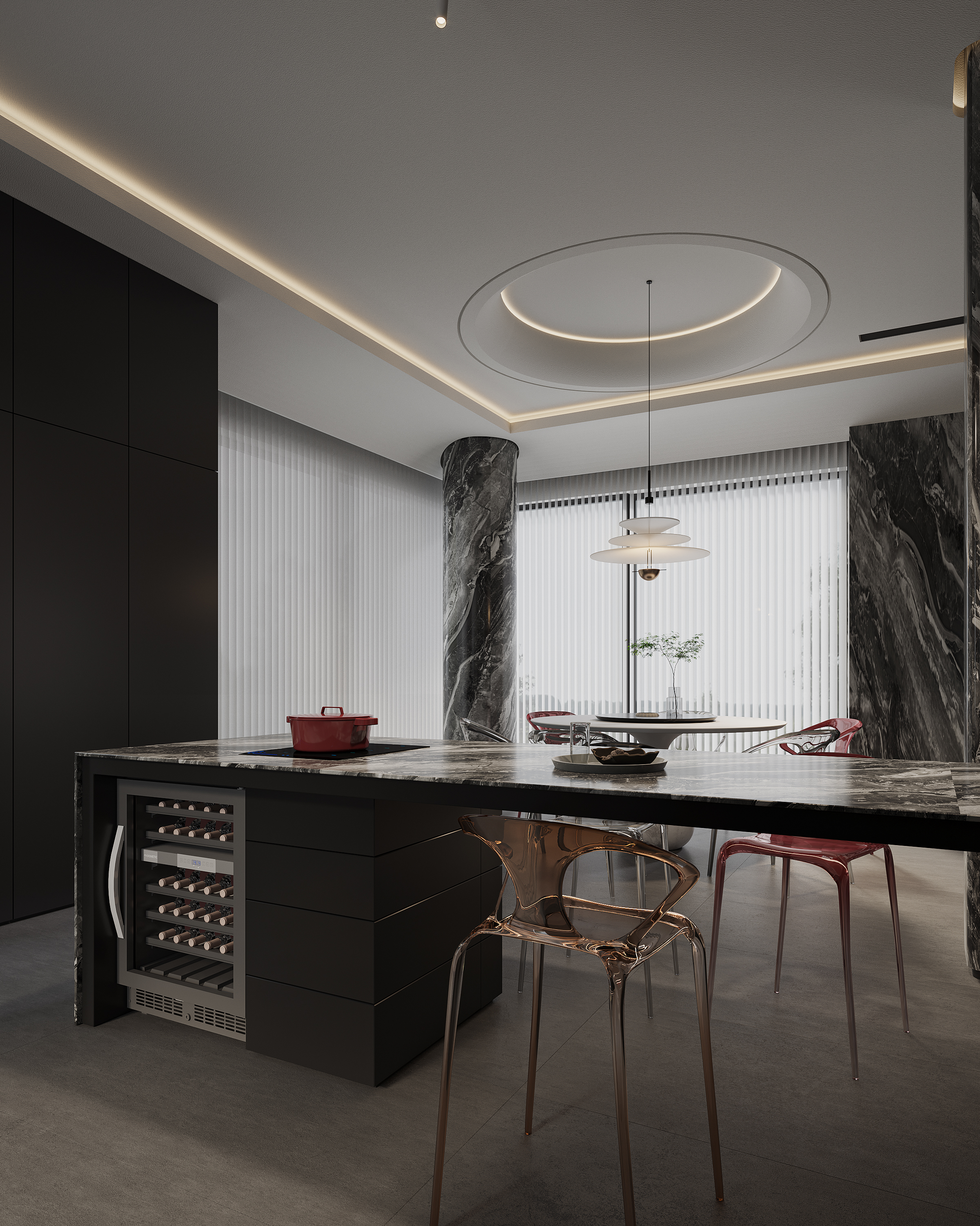 Corona渲染作品┃黑白灰-8