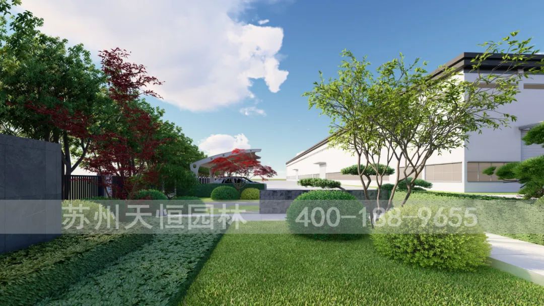 天恒园林|昆山厂区景观-29