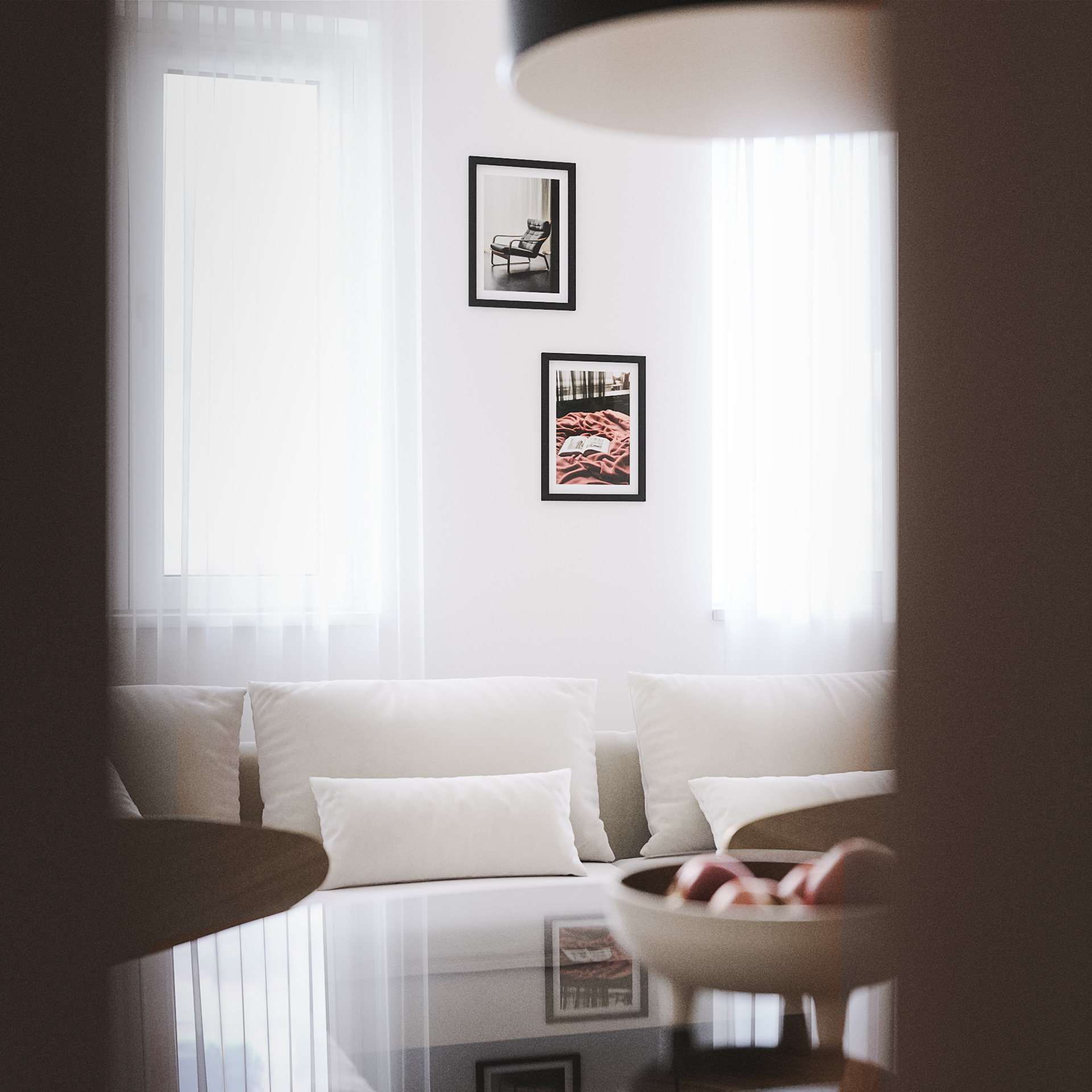 开放式空间居住体验（注：这里居住体验是结合常见语境推测的一种较合理理解，如果living在原文有更明确的指向，比如生活等，可按需调整） 丨Posh Render Studio-26