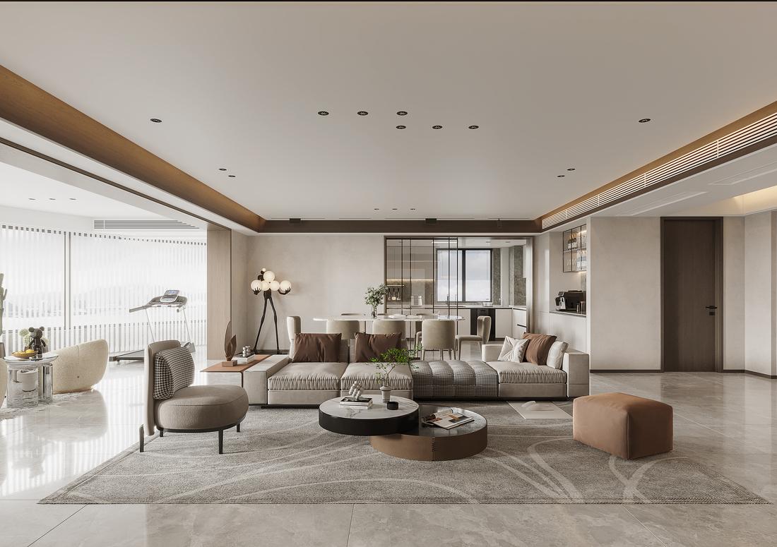 芜湖宜禾设计丨平层丨
美设奖×最佳居住空间奖（效果图）×无垠-4