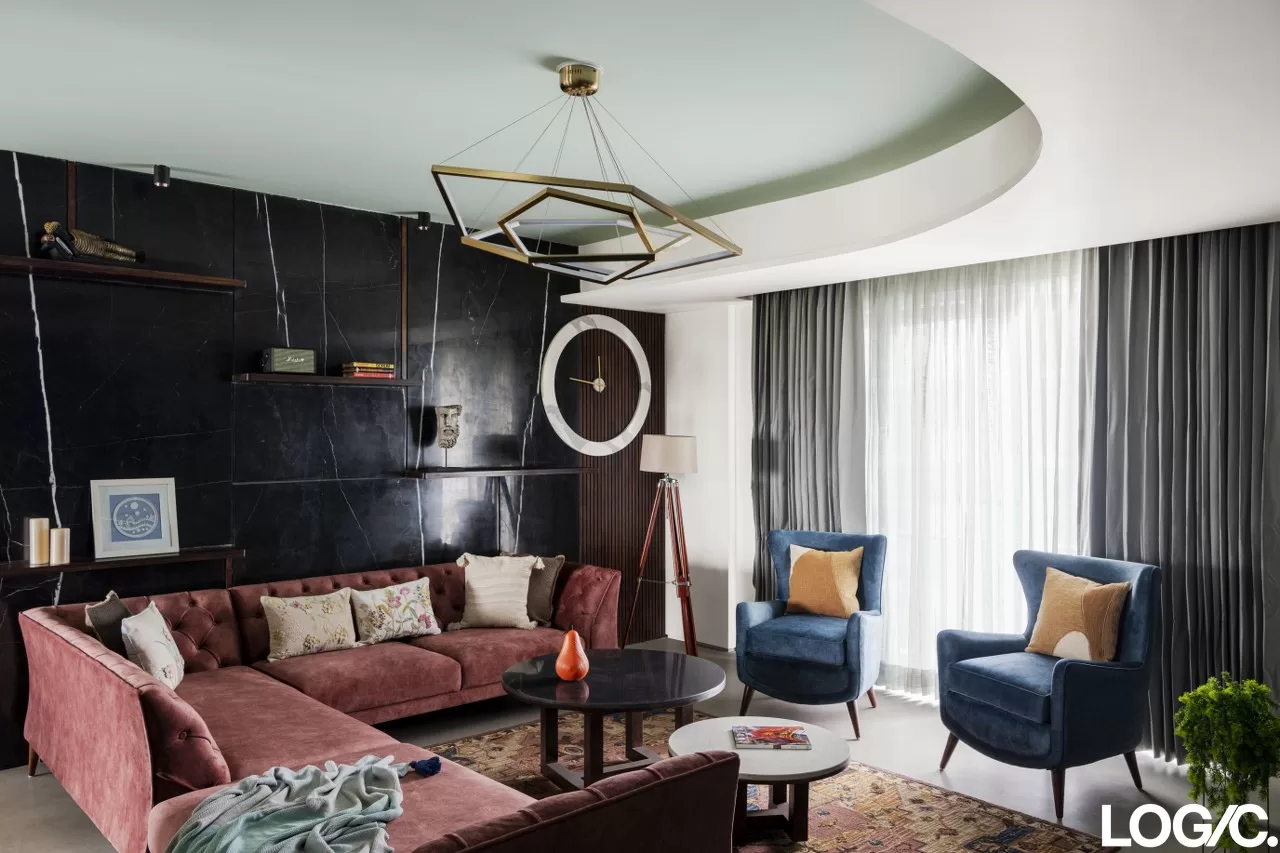 A Spacious, Colour-Rich House Of Curves Designed With Open And Airy Spaces | Logic Architecture + Research - The Architects Diary-1