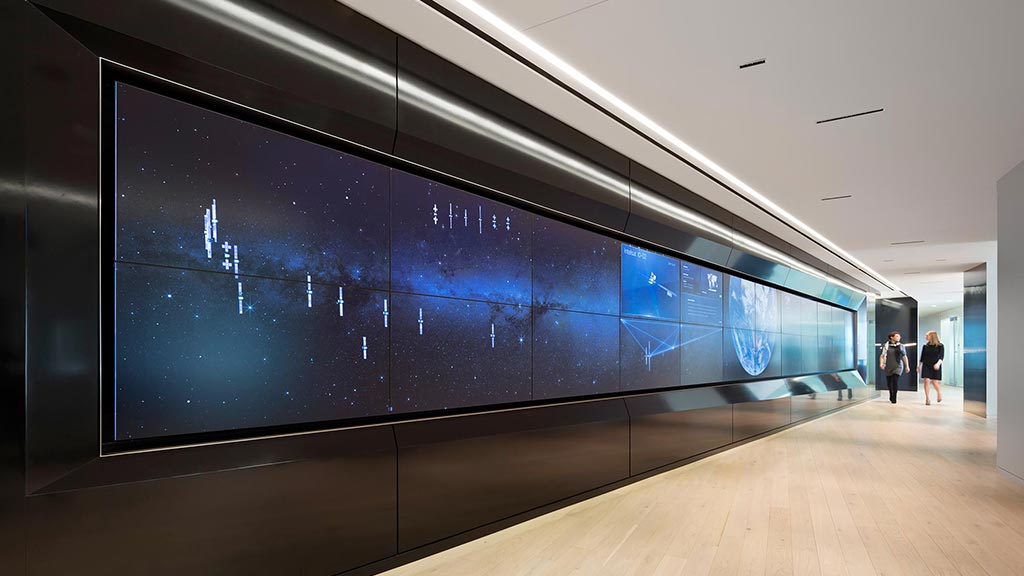 Intelsat 未来主义总部,打造卫星通信领导者形象-1