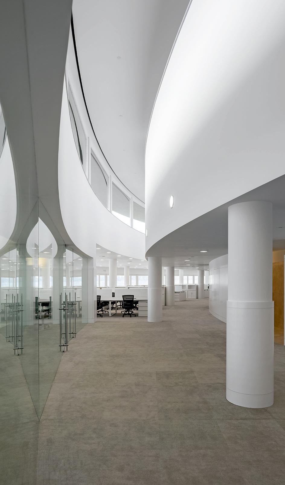 江苏淮安化工公司办公室-- 水畔龙盘的设计魅力-13