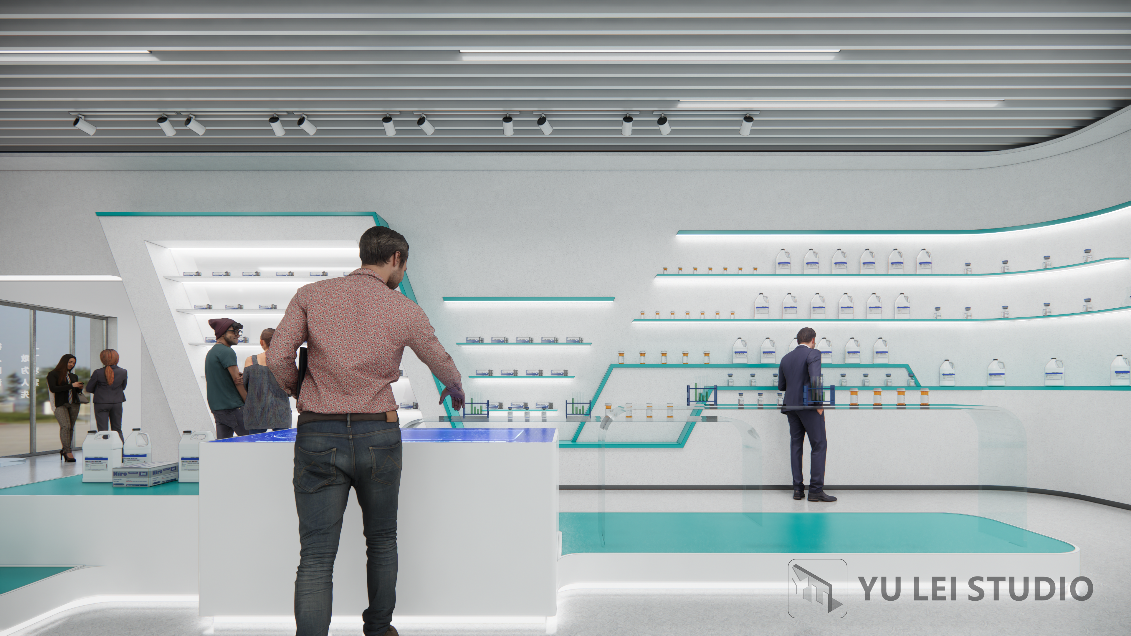 湖北某医药企业展示中心-17