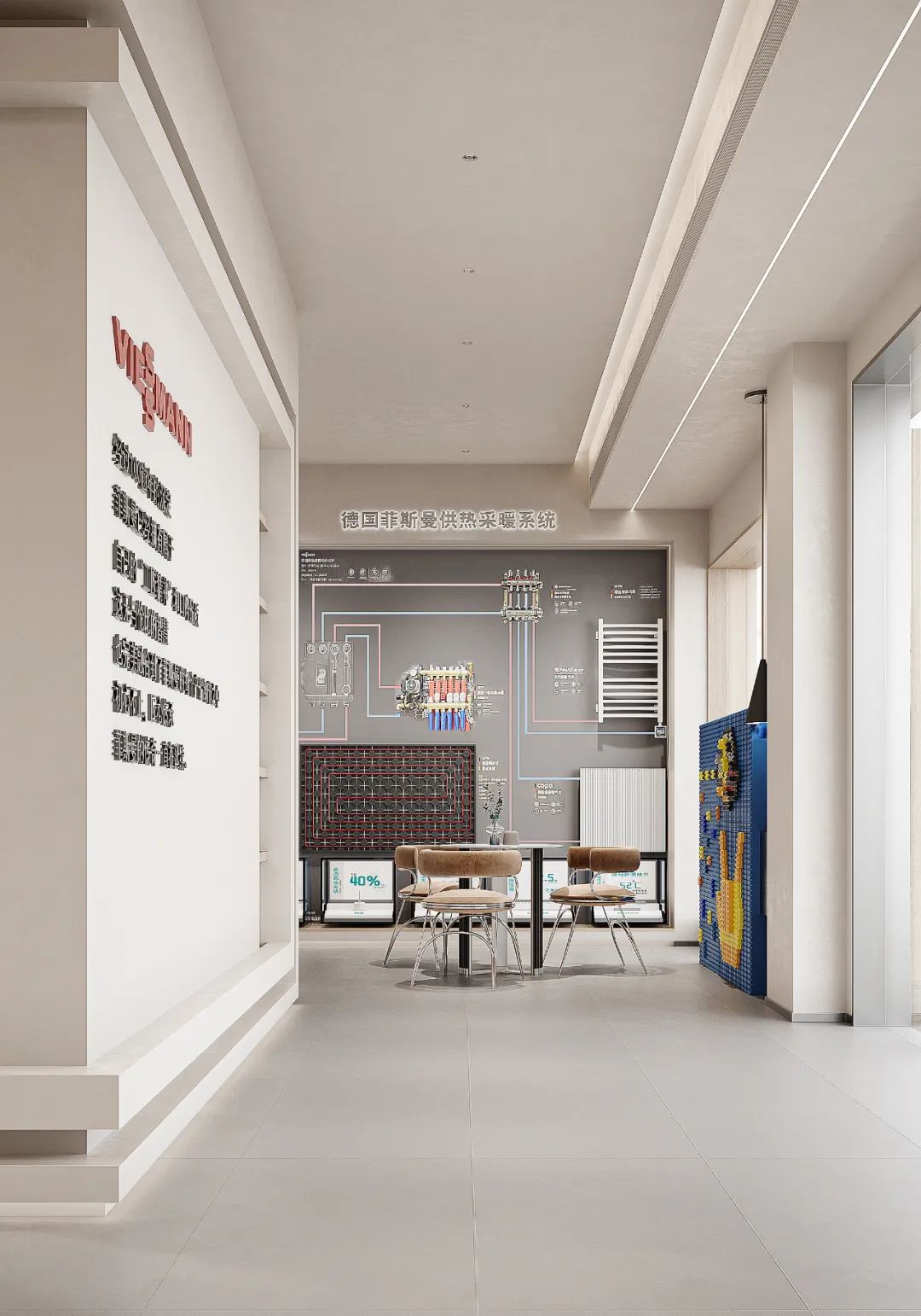 150㎡三菱电机中央空调++ 德国菲斯曼地暖展厅丨中国阜阳丨周笙笙全案设计工作室-20