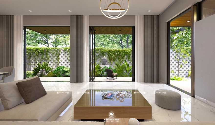 Open Sanctuary House | Living room open space-9