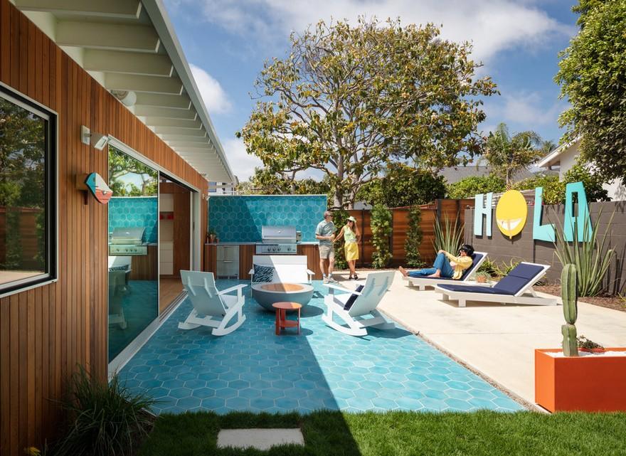 加州卡迪夫牧场现代海滨住宅-12