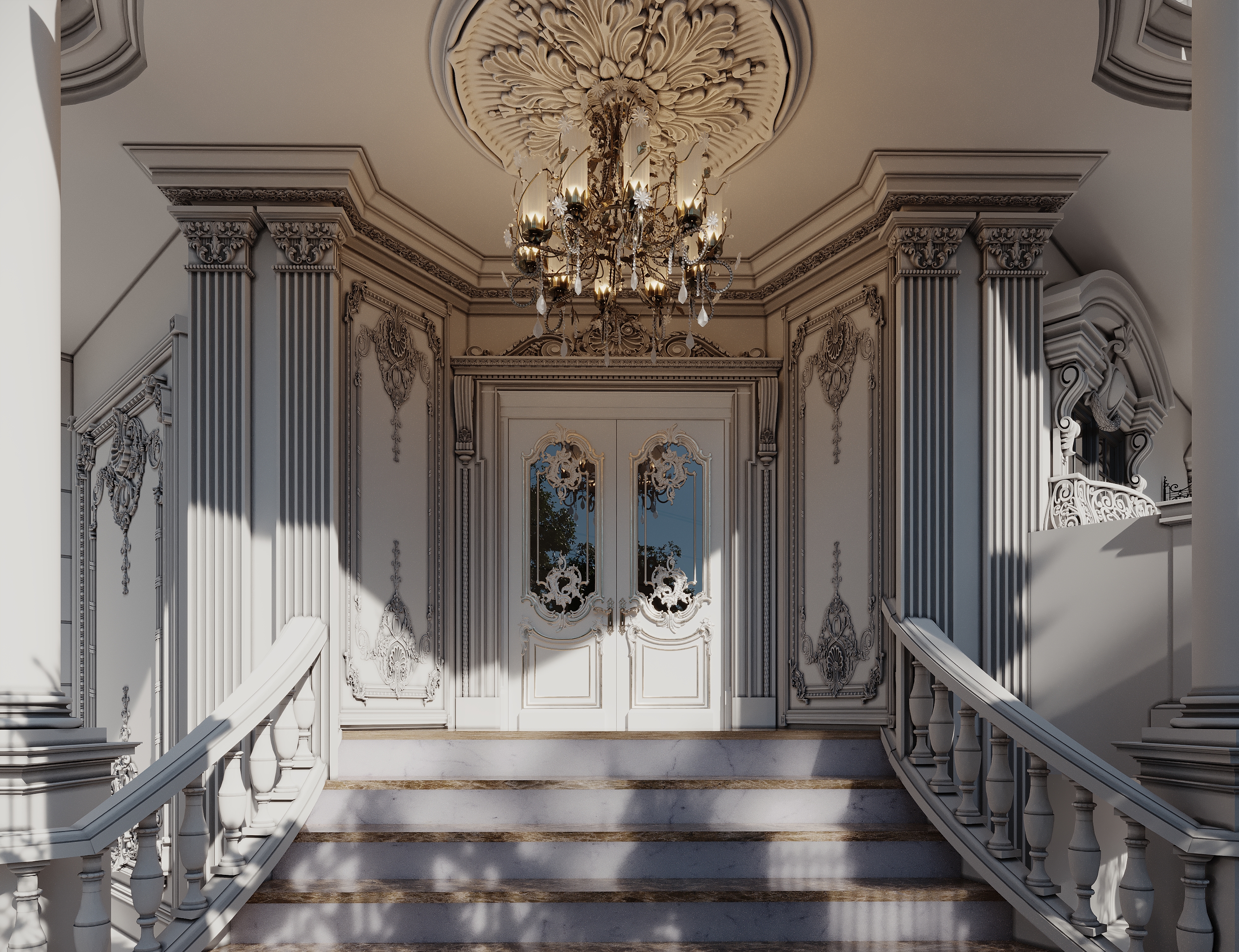 AL  Haram经典住宅建筑设计及外立面设计-14