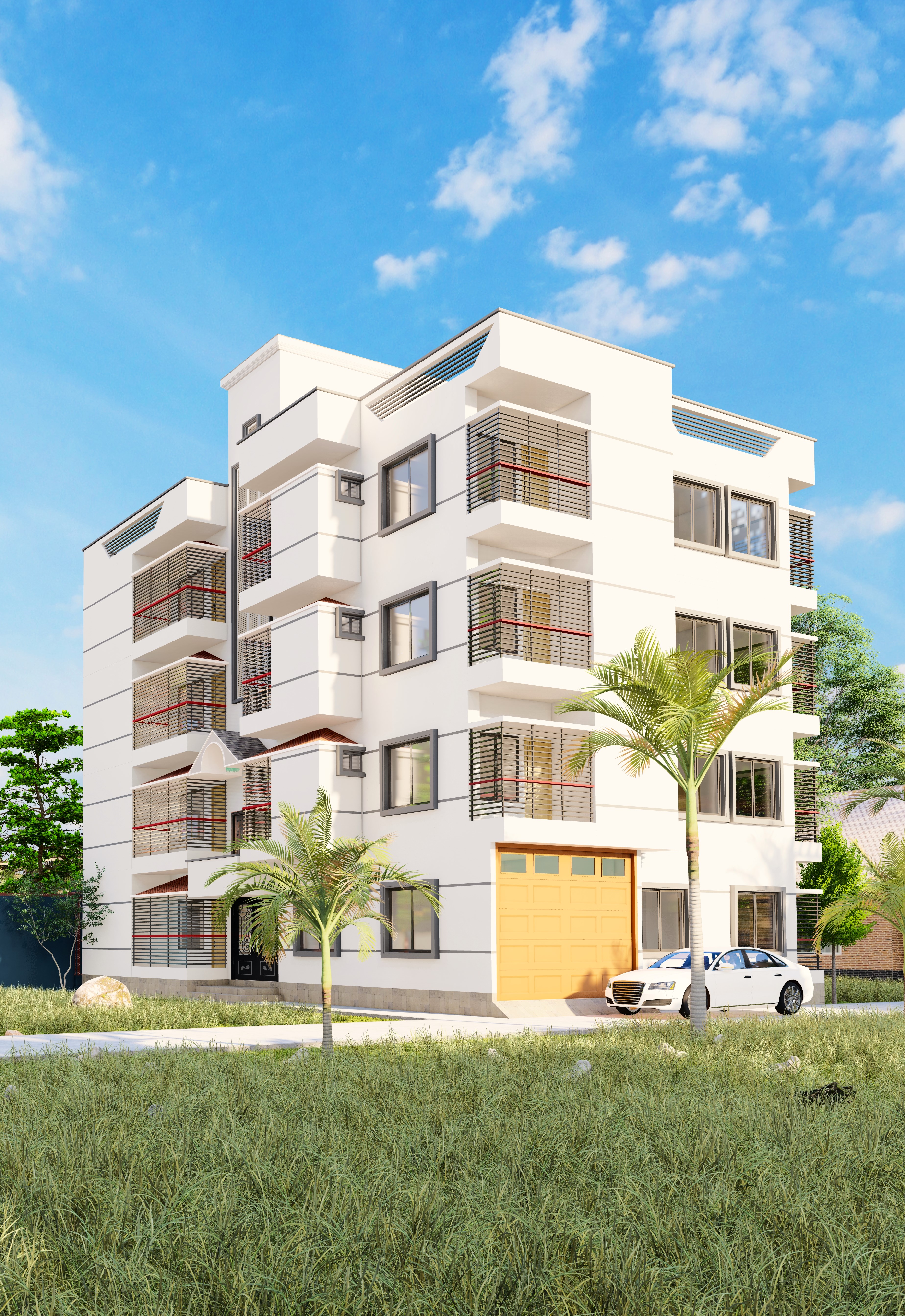 4 层 2 单元 3BHK 公寓楼丨孟加拉国-9