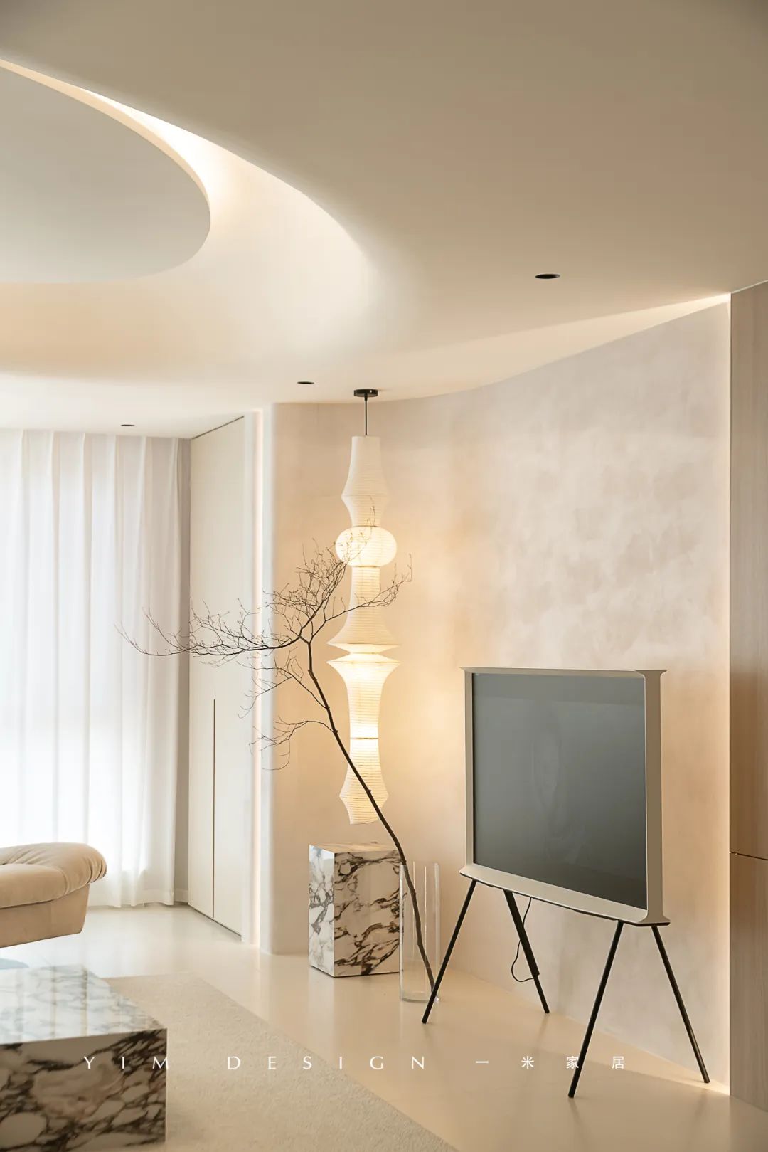 软沙丘 · 极简奶油空间丨YIM DESIGN-20