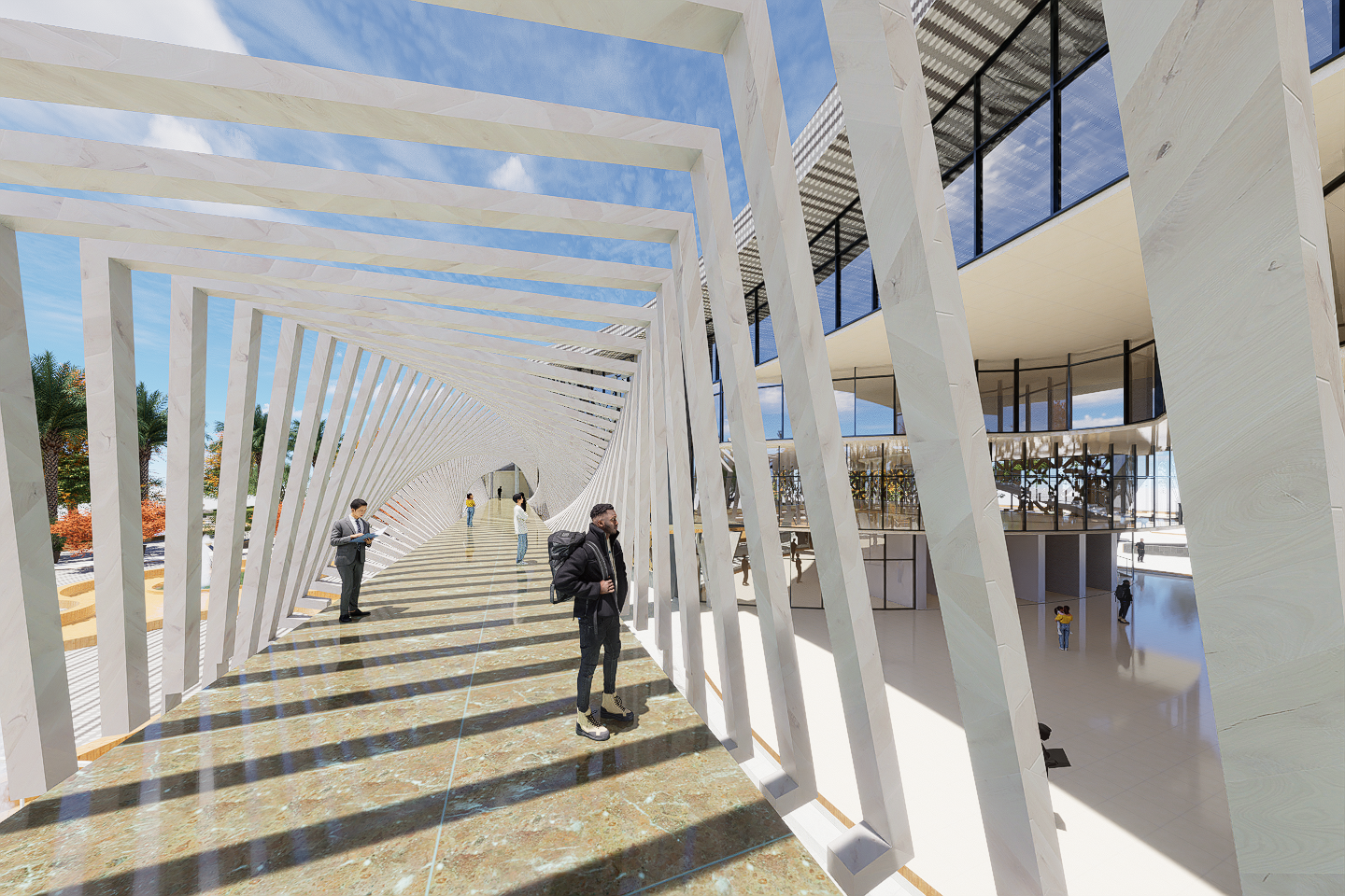 联邦技术职业培训学院历史博物馆学校项目丨埃塞俄比亚亚的斯亚贝巴丨建筑设计技术系 Henok Mesele-46