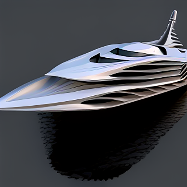 Ocean Monster Superyacht Futuristic SYF02-16