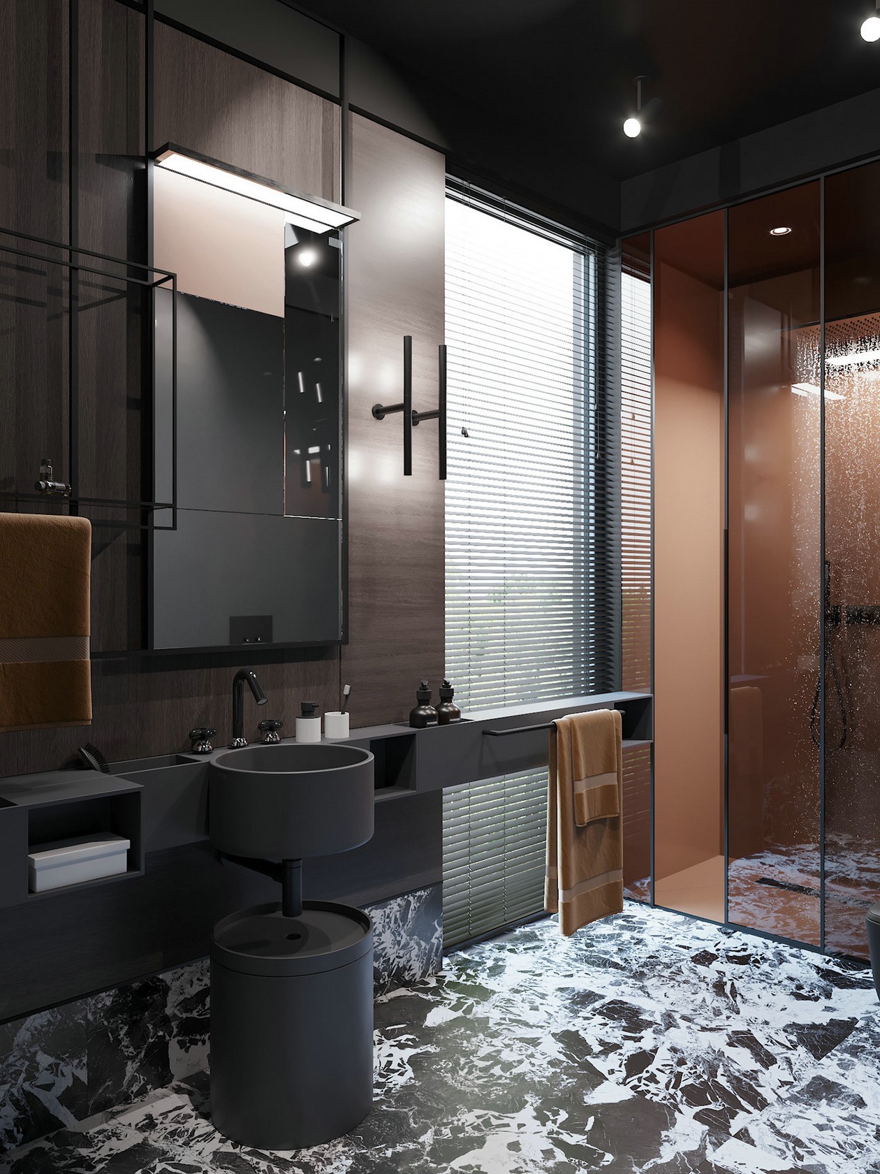 200平米的卧室和洗手间设计！-21