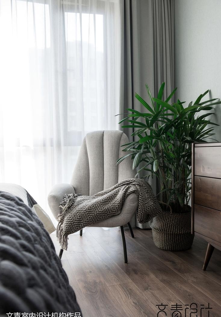 高级北欧风 175 平米摄影师家 | 绿色植物与黑白灰的完美融合-55