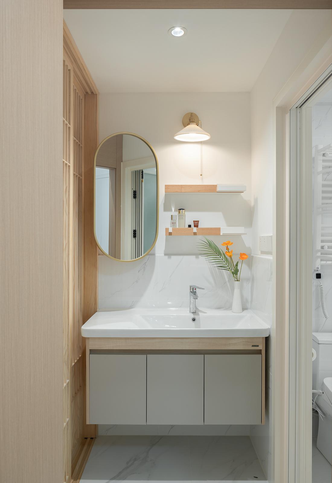 日式原木风超强收纳 140m²婚房设计-63