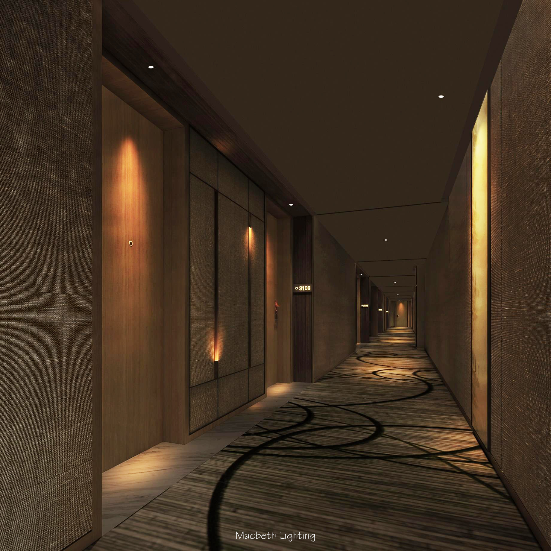 某酒店样板间灯光巡场丨中国昆明-38