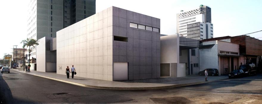 封闭的混凝土立方体 · 巴西 Galeria Leme 艺术画廊-3