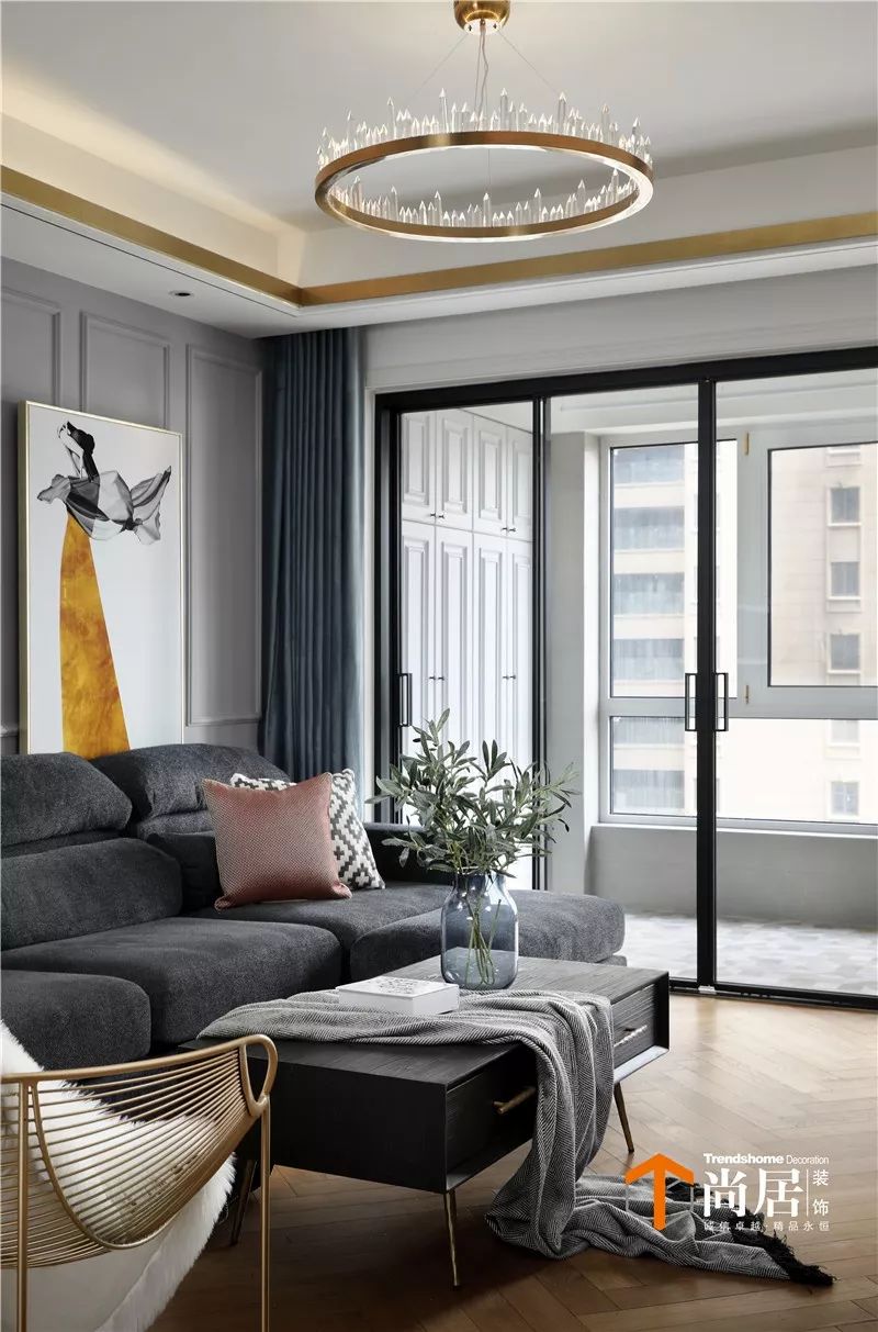 中电颐和府邸现代轻奢装修案例丨唐馨-23