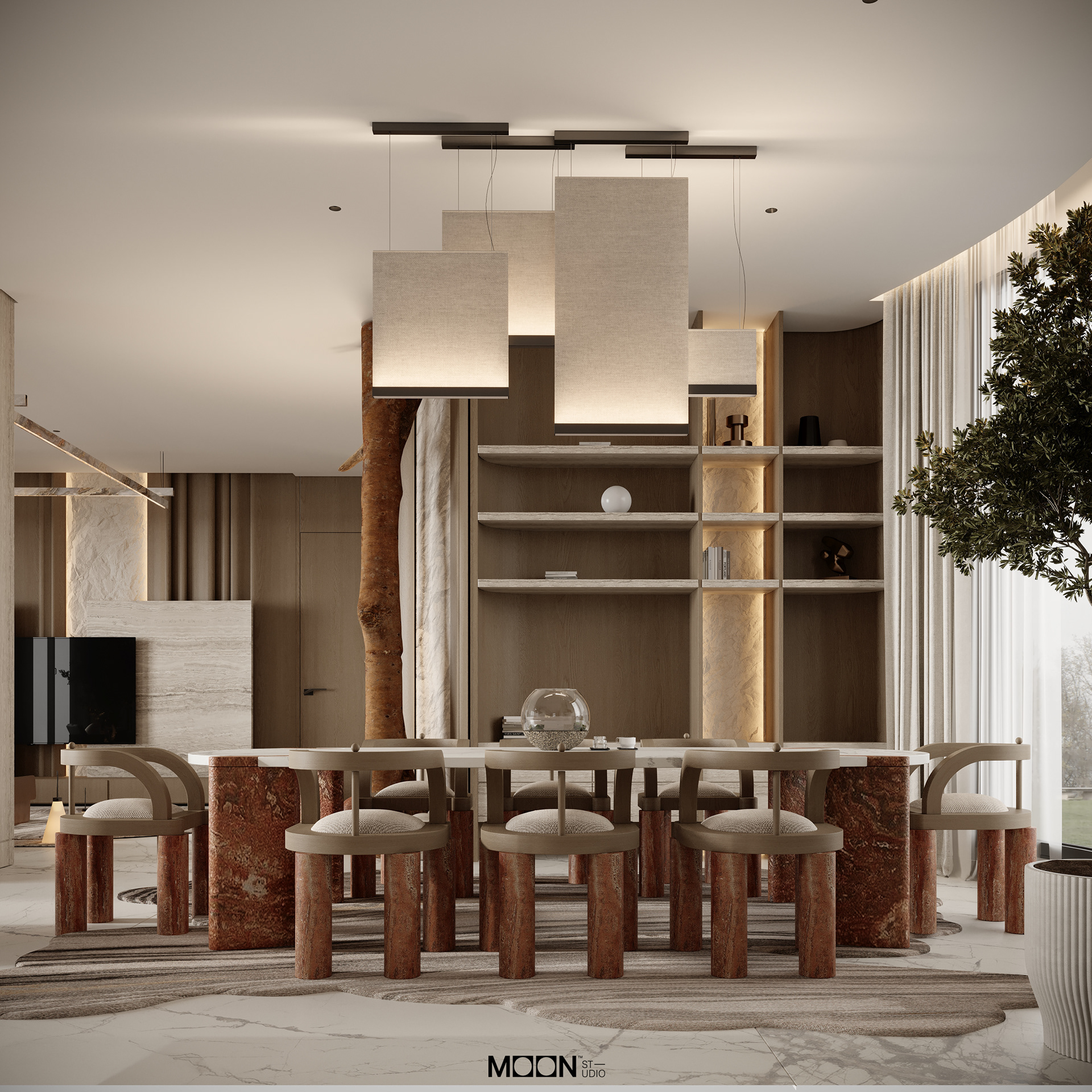 别墅丨Moon Studio-7