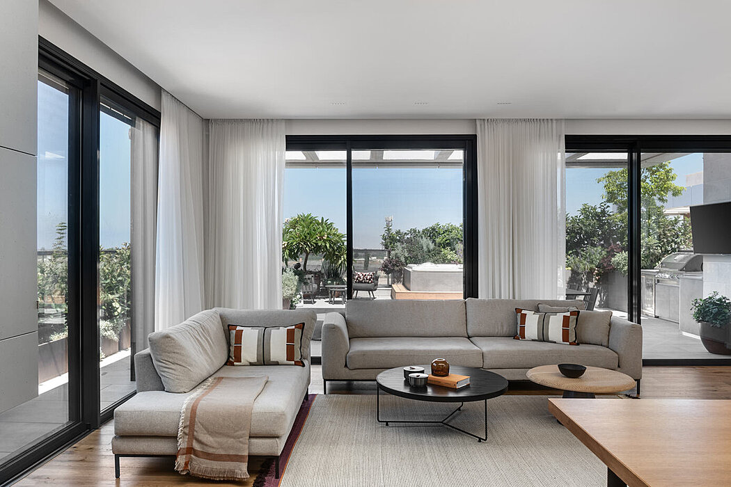 Layers of Light 当代复式公寓丨以色列丨Noa Kuperman-1