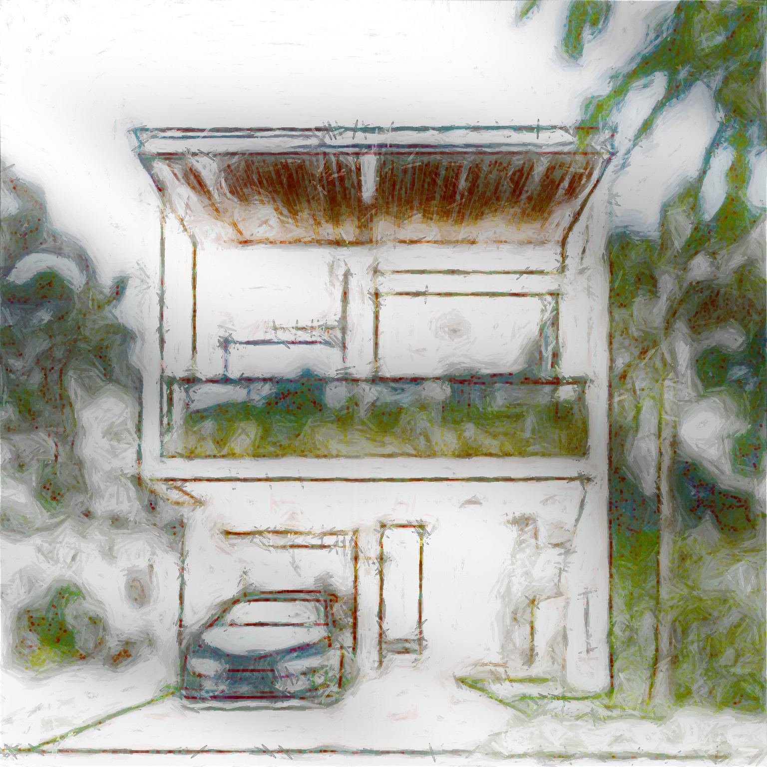 建筑草图丨Bozelos Panagiotis-8