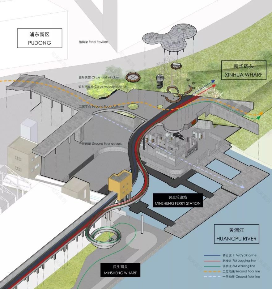 民生轮渡站 | 重构城市肌理的滨水交通枢纽-114