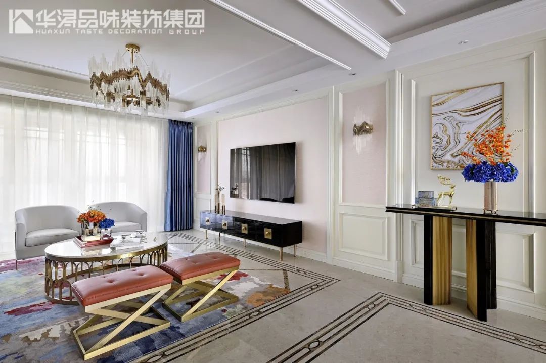 198m²美式轻奢复式住宅,简约中的奢华体验-32