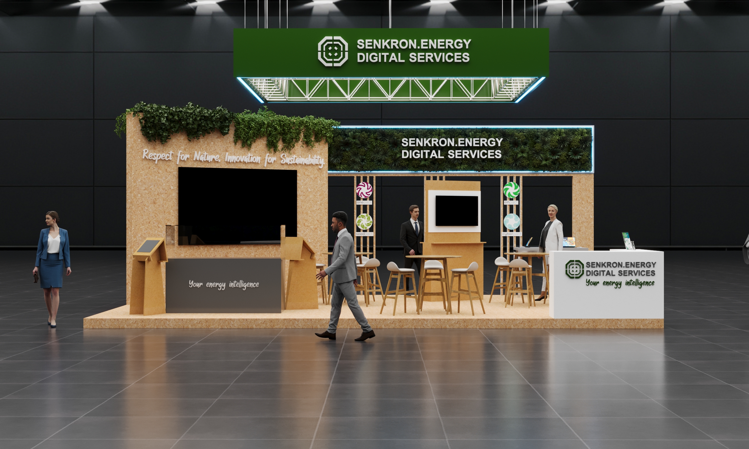 Senkron Energy 数字服务展位设计丨Begum Seckin-11
