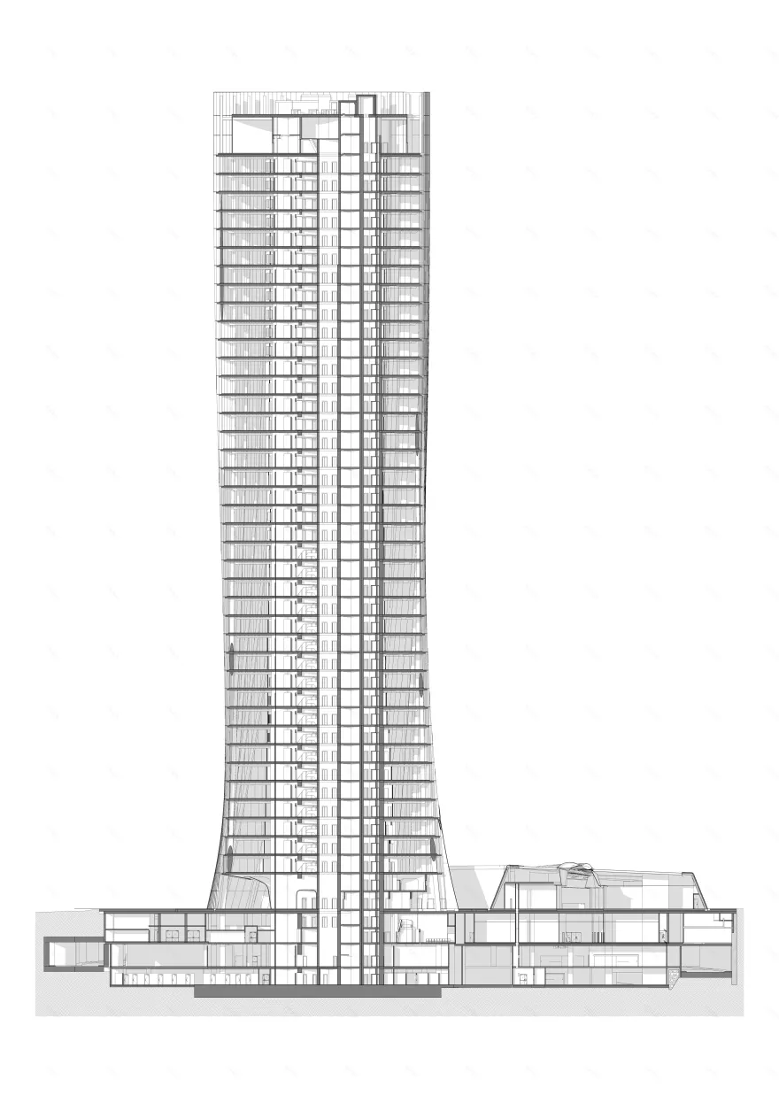米兰城市生活区 · 扎哈·哈迪德建筑事务所的高能城市入口-52