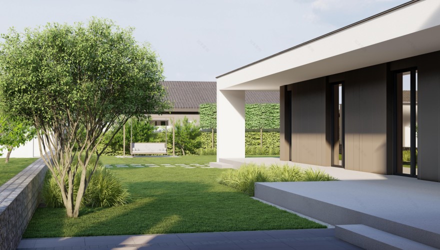 乌克兰扎卡帕蒂亚地区私人住宅景观设计丨Land Arch. Ukraine-24