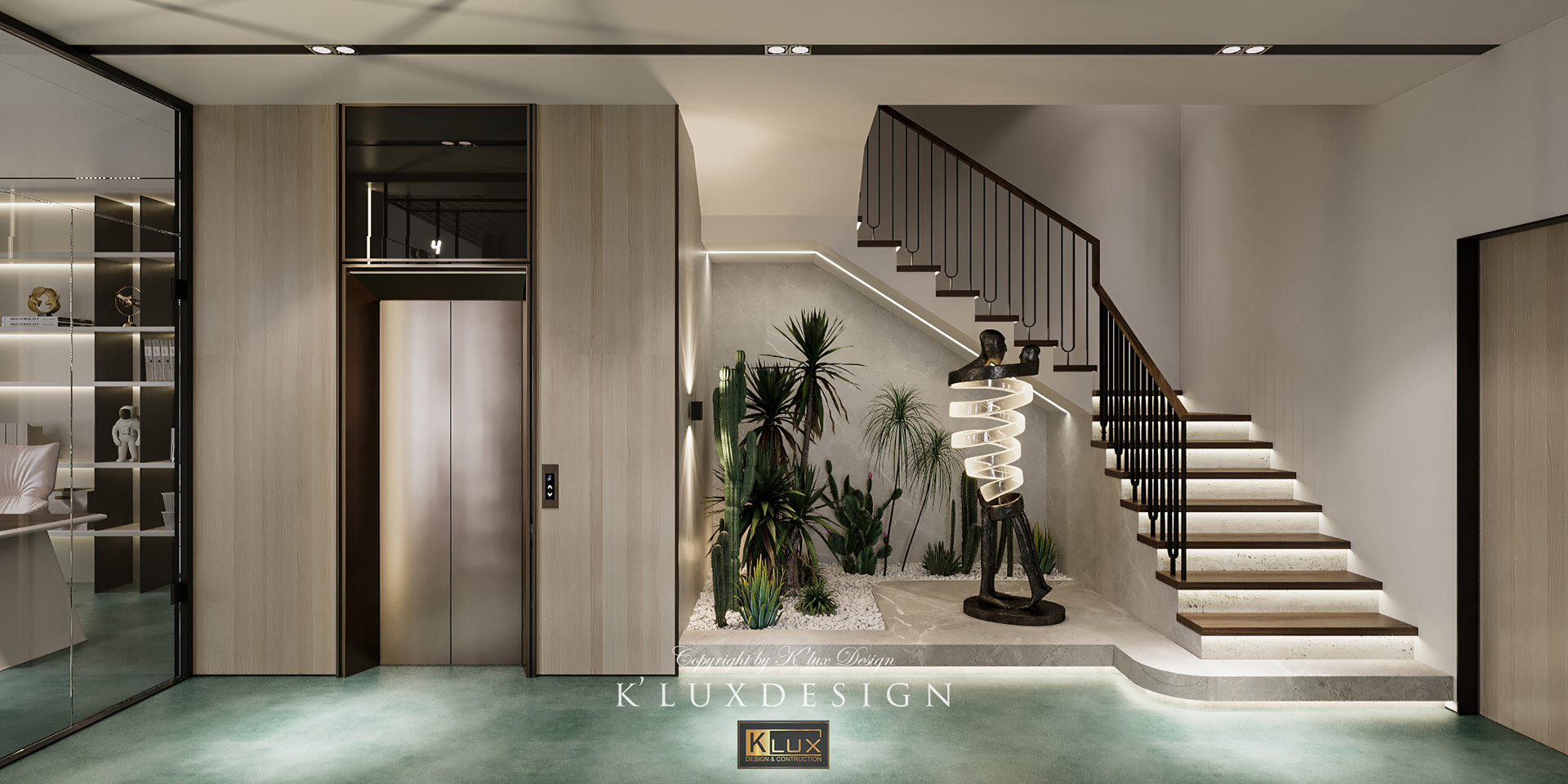 越南兴别墅改造项目（一层）丨越南河内丨K'lux design-17