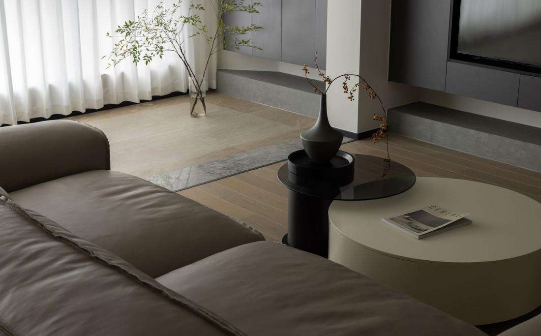 黑白灰邂逅原木色的家-0