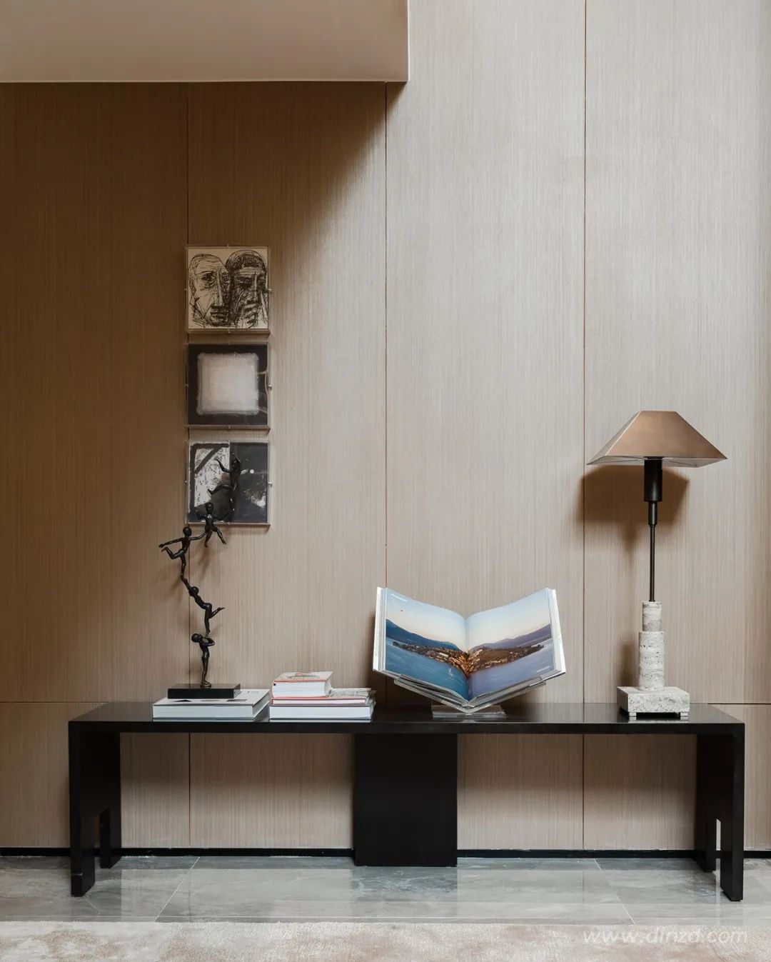 艺术无界,生活有声——烟台中海万锦洋房下叠样板间设计-54