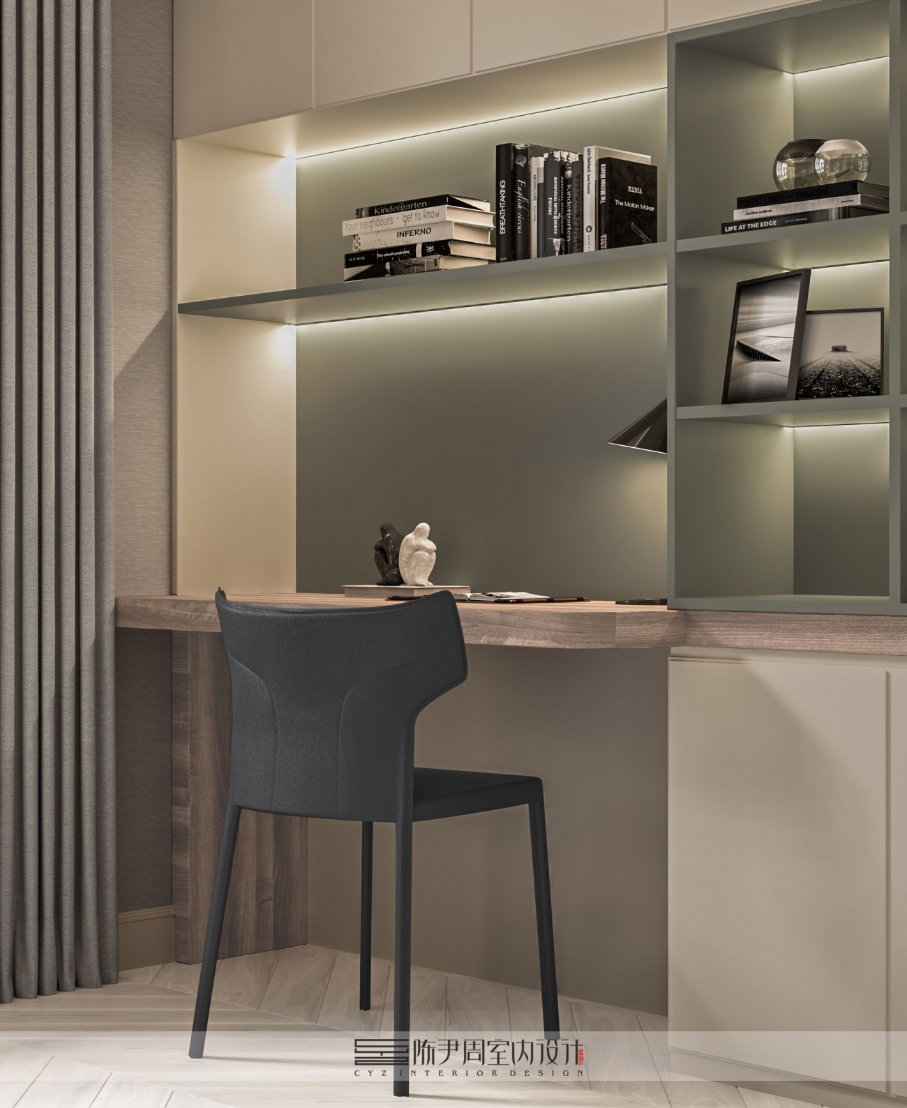 露香园 · 现代美式清新平层设计丨中国上海丨上海陈尹周室内设计-45