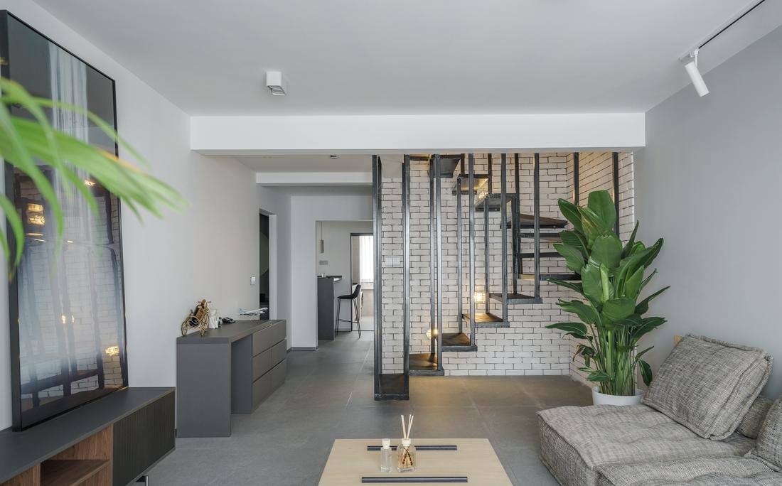 现代工业风全屋收纳设计-31