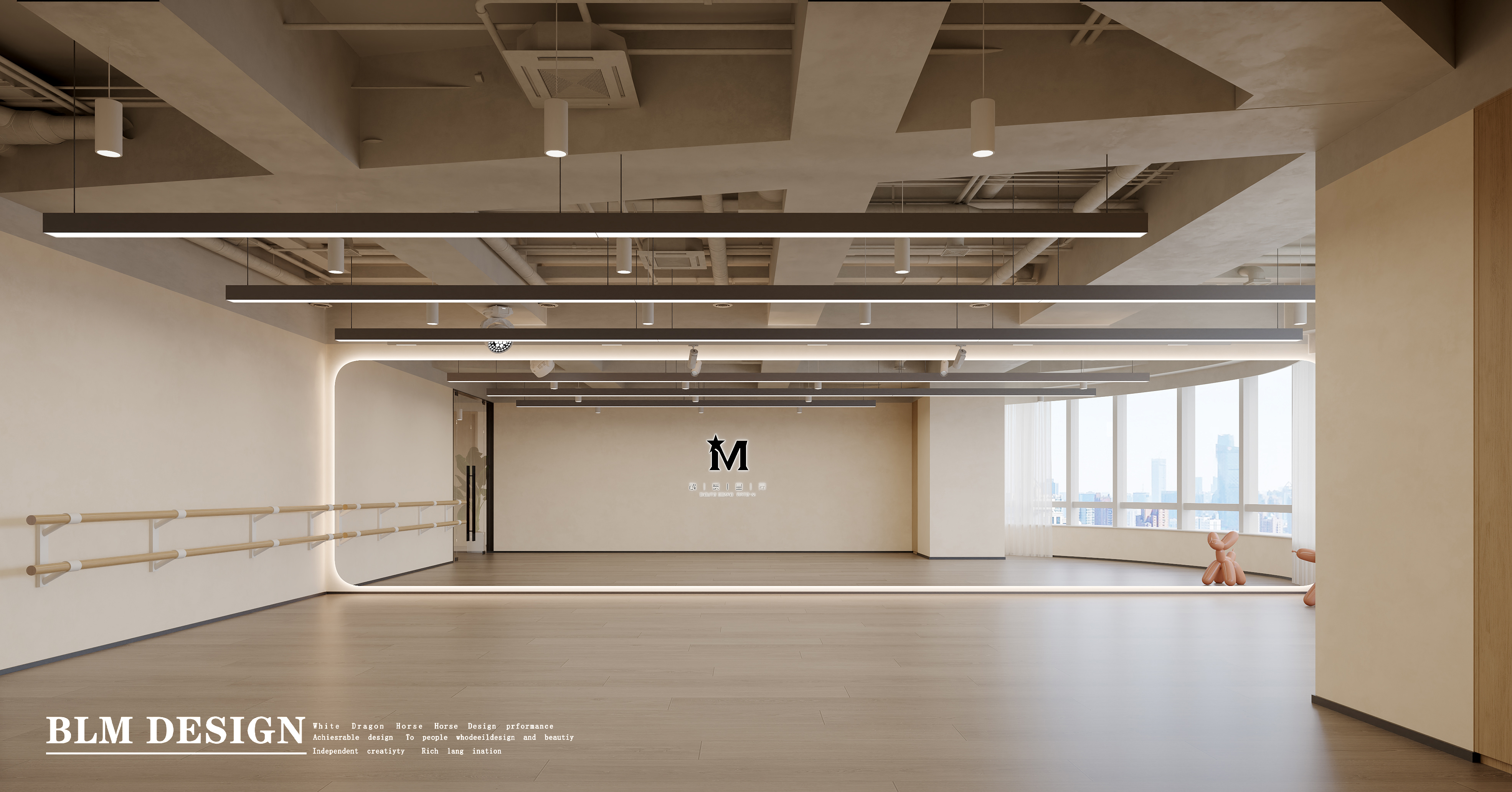 舞蹈教室设计案例分享-5