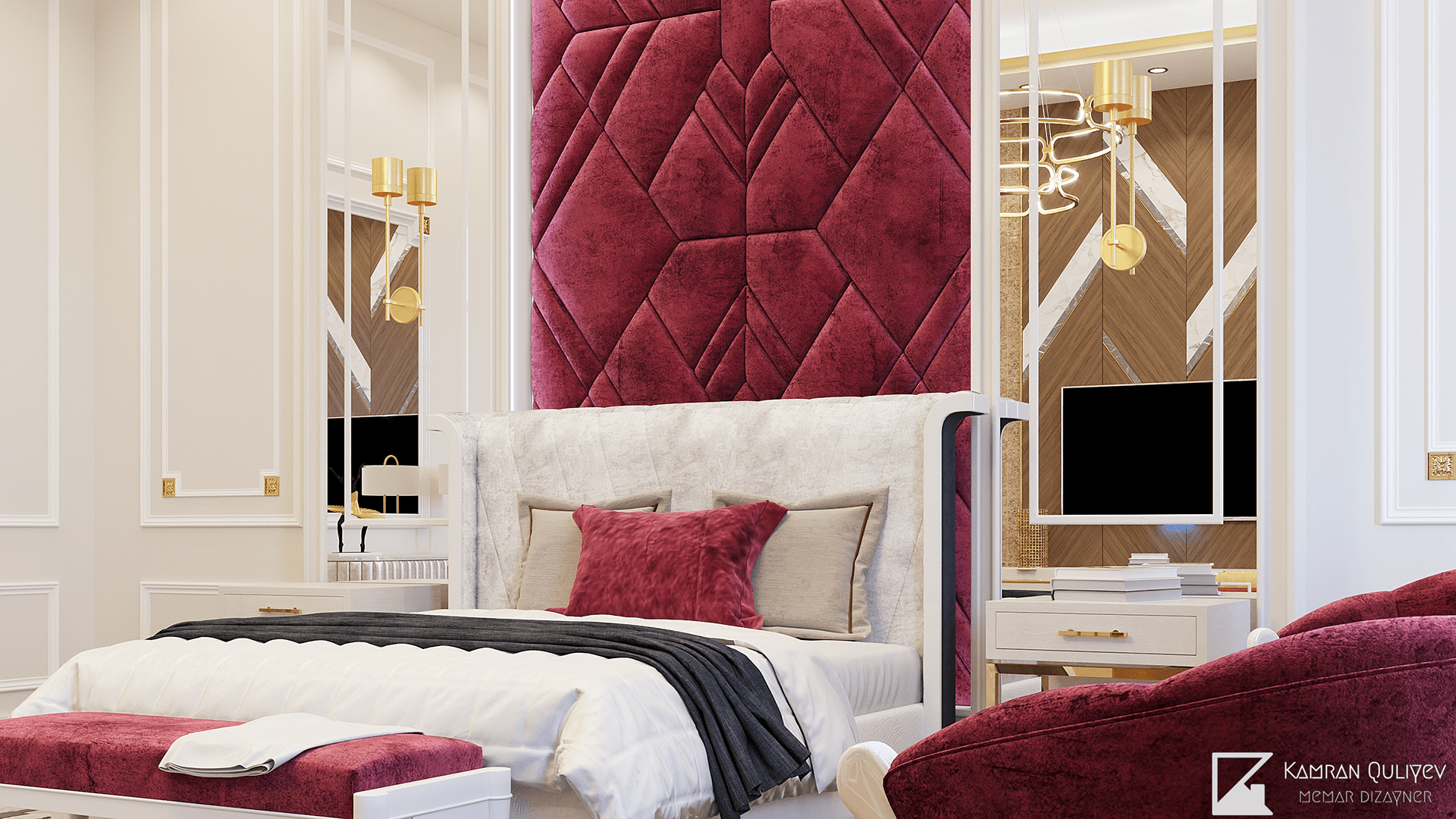 卧室设计丨阿塞拜疆丨Kamran Guliyev-25
