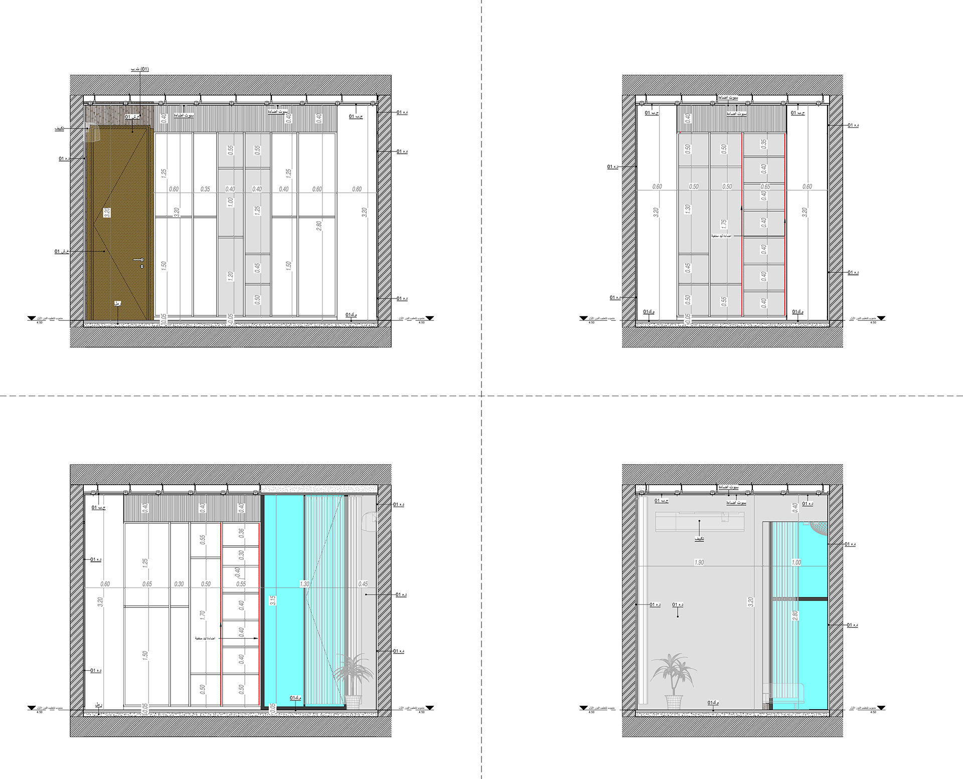 RA 住宅  室内套餐丨沙特阿拉伯丨Bariq Consultants-58