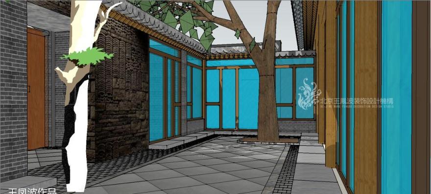 四合院民宿酒店设计及施工-10