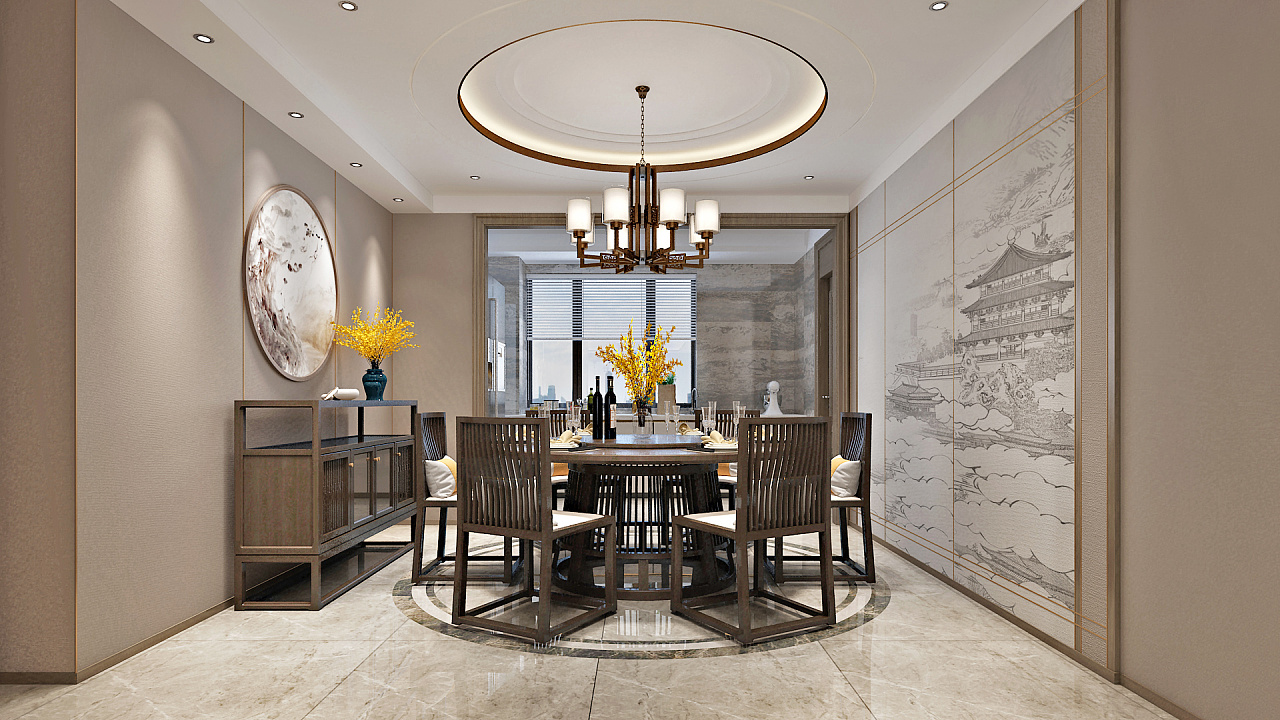 山水意境中的新中式设计-6