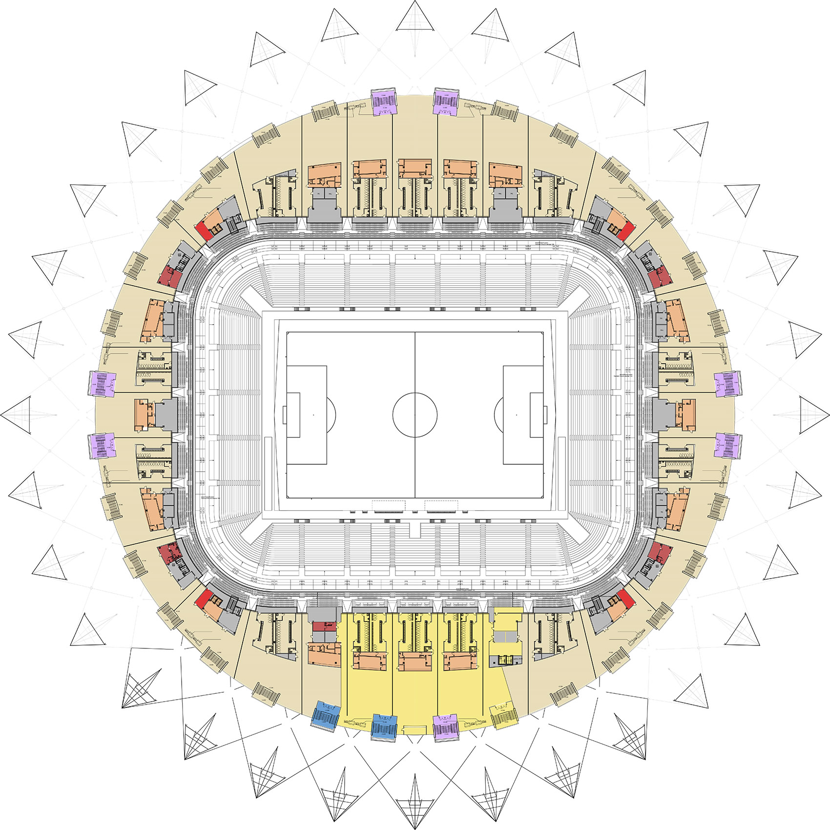 俄罗斯 Samara 足球场丨PI ARENA-57