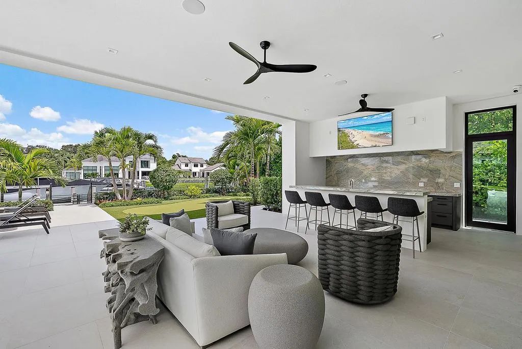 现代豪华别墅典范-佛州朱庇特 Quayside Drive 114 号住宅-22