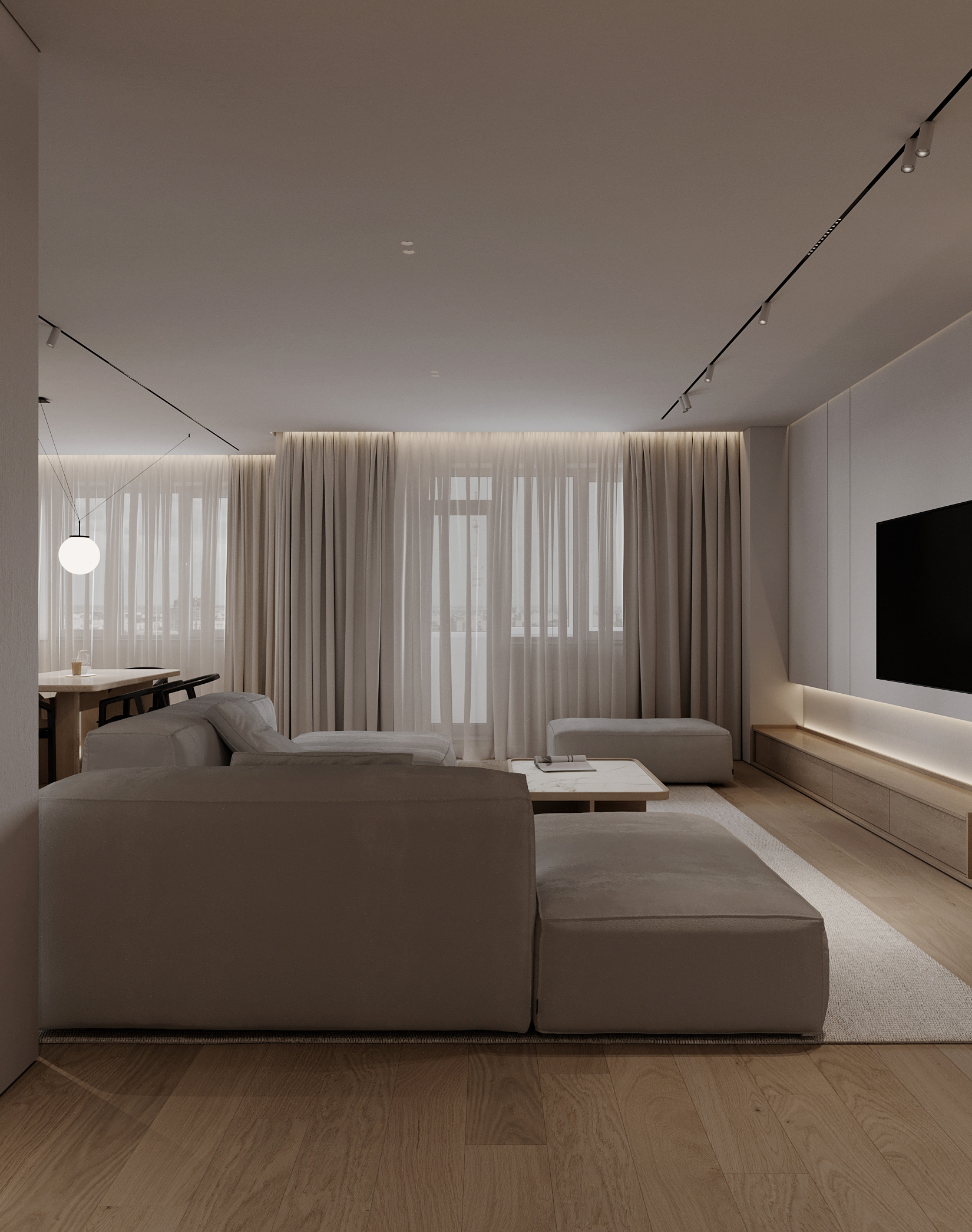 ЖК:Александровский 公寓室内设计项目丨俄罗斯车里雅宾斯克丨Ananev Architects-32