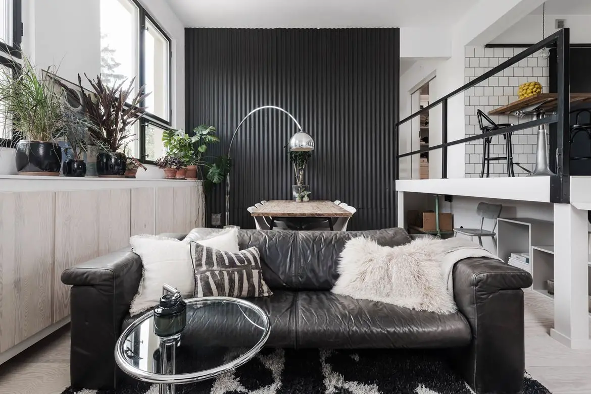 瑞典 4 米挑高多层公寓，简约现代设计展现空间魅力-1