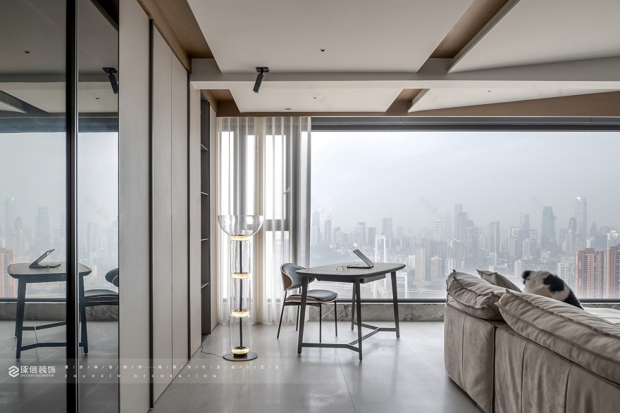 招商云邸 135 平质感现代风丨中国重庆丨琢信装饰-15