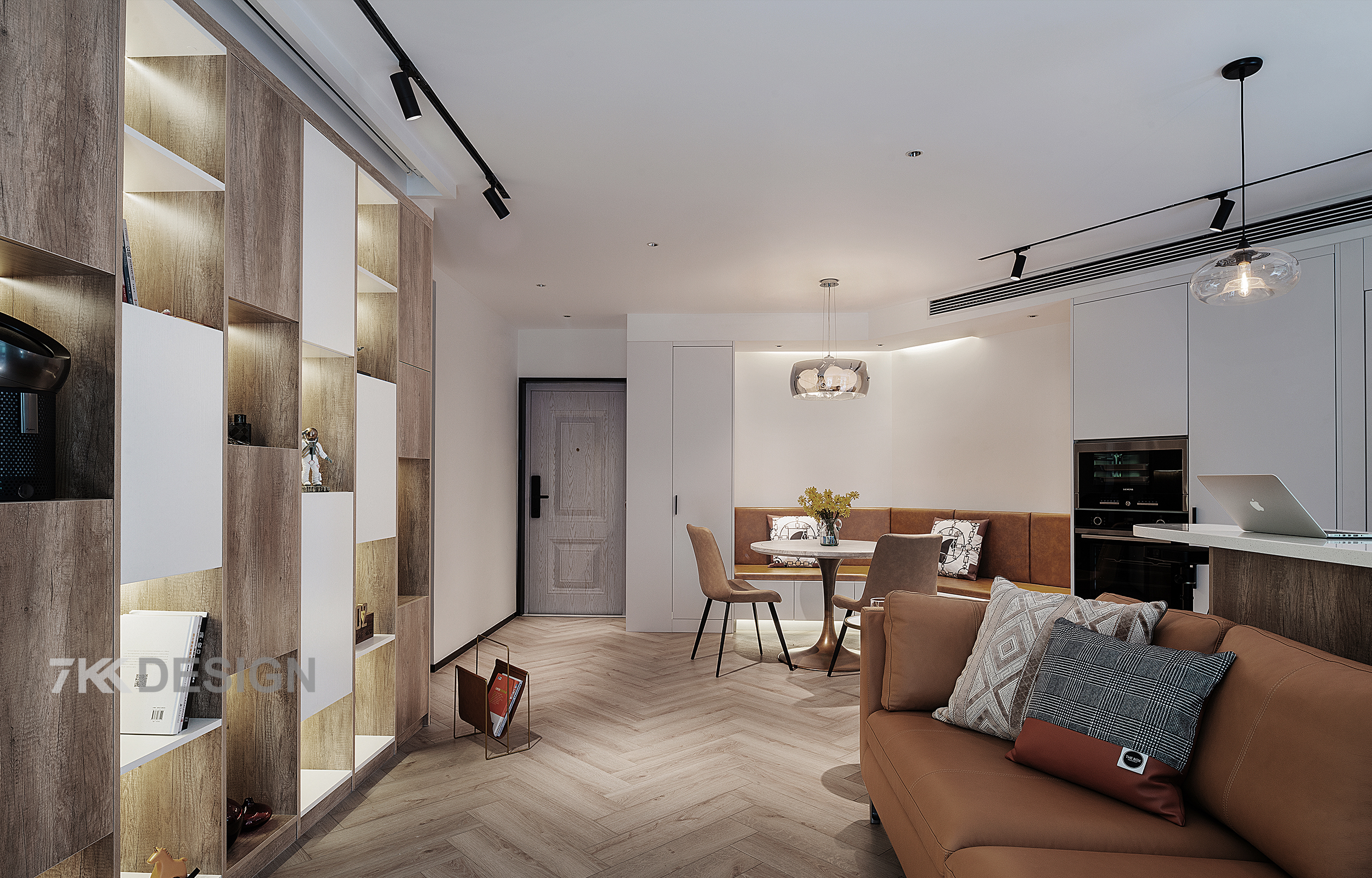 名门世家不规则户型改造 | 个性时尚的家居空间设计-7