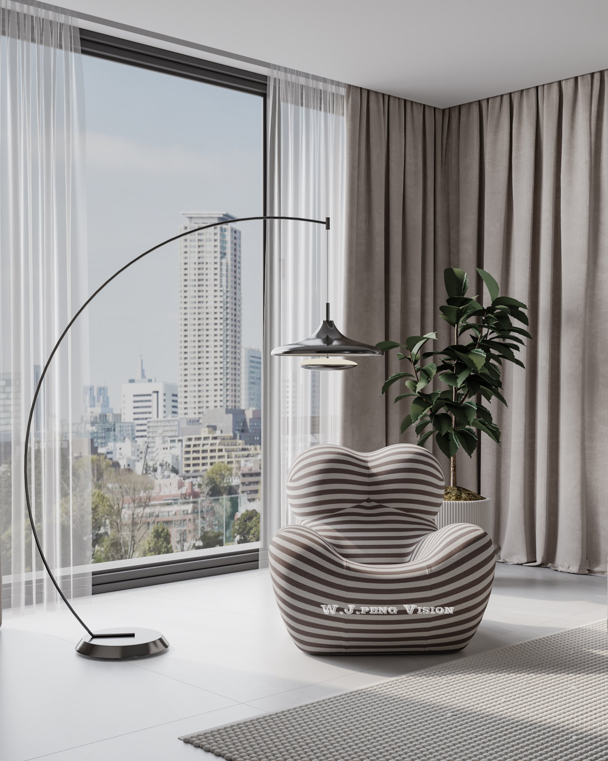 现代极简风室内设计-8