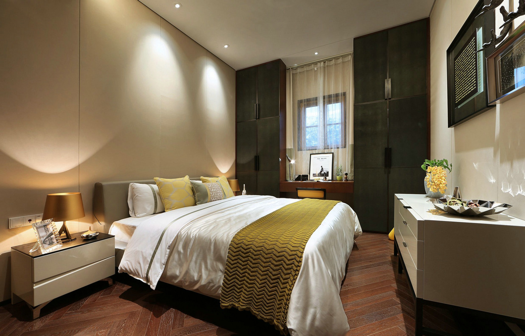 豪华别墅 现代风格付雨鑫陈设设计——桃花源别墅E户型-4