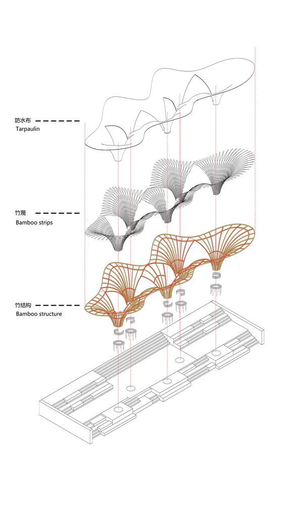 Huanglong Waterfront Bamboo Pavilion 2.0 | 融合古典与现代的竹艺建筑-36